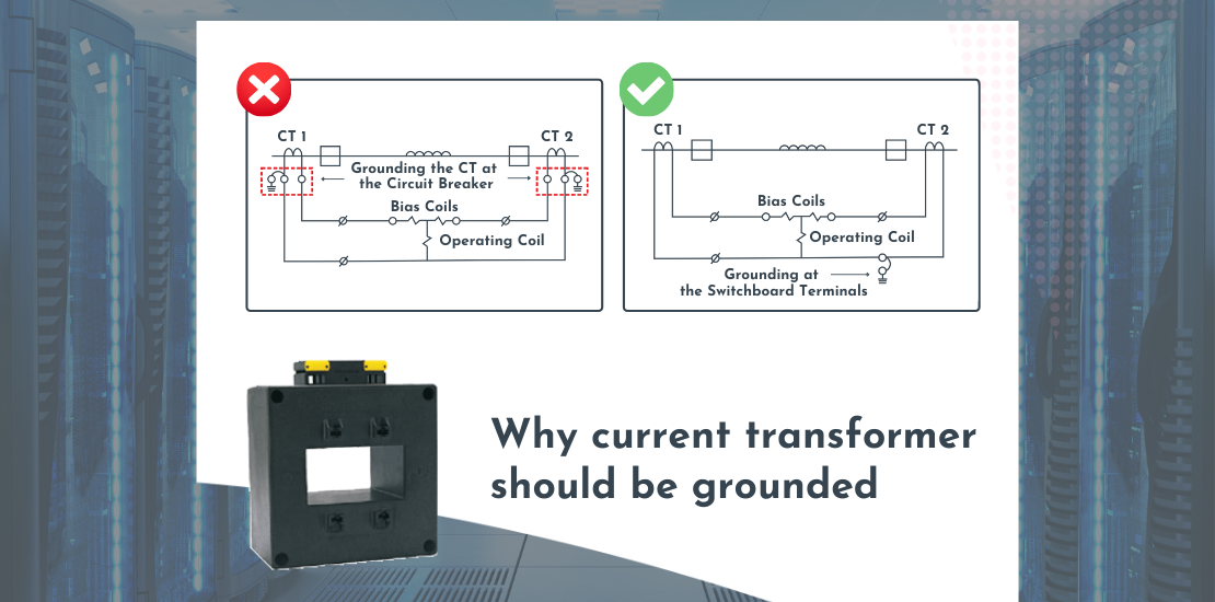 Why current transformer should be grounded Newtek Electricals