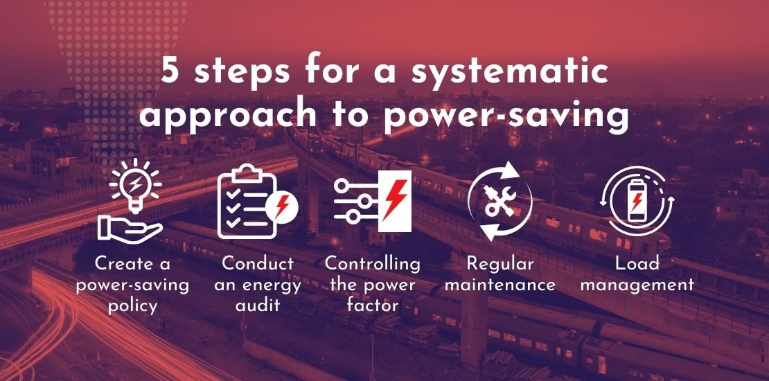 5 steps for a systematic approach to power-saving