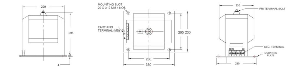 MV Current Transformers diagram