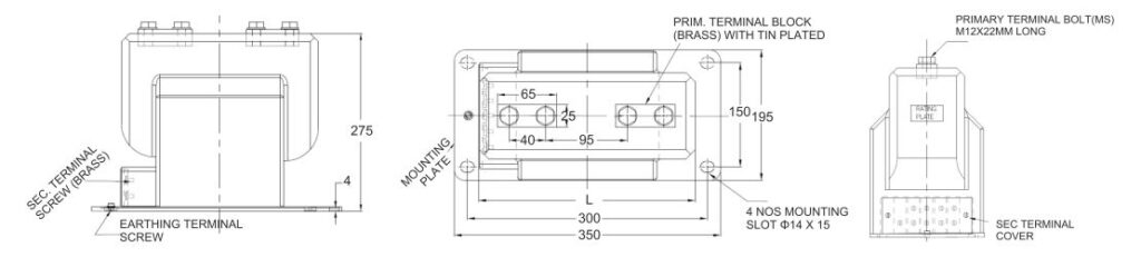 MV Current Transformers diagram