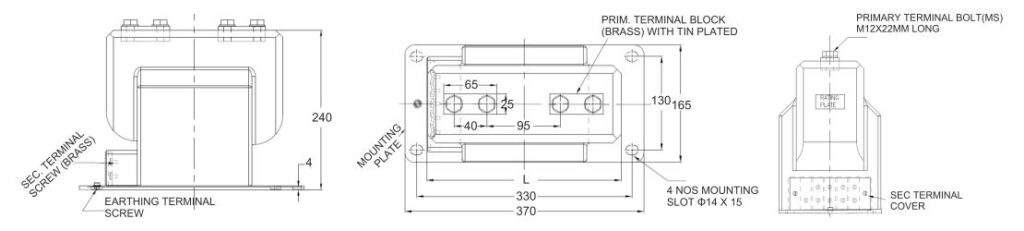 MV Current Transformers diagram