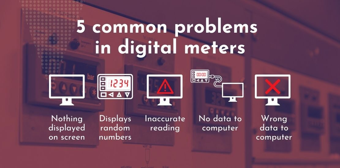 common problems in digital meters