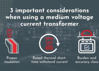 3 important considerations when using a medium voltage current transformer