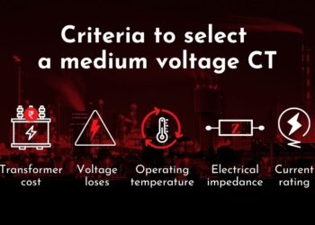 Criteria to select a medium voltage CT