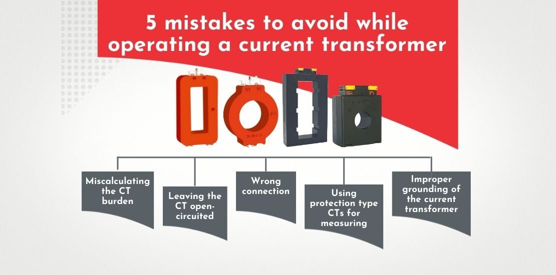5 mistakes to avoid when operating a current transformer
