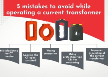 5 mistakes to avoid when operating a current transformer